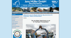 Desktop Screenshot of jens-mueller-gmbh.de