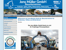 Tablet Screenshot of jens-mueller-gmbh.de